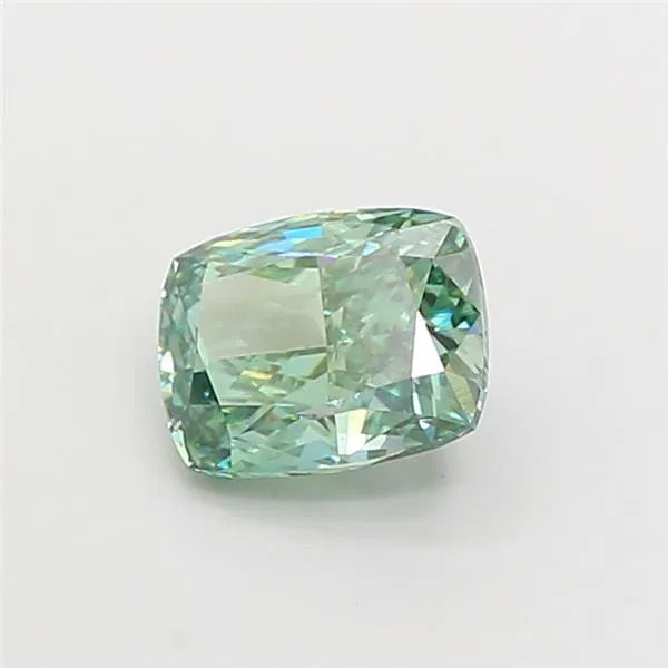 2.01ct Cushion modified Lab Grown Diamond (Colour Fancy Vivid Green, Clarity VS1, IGI Certified)