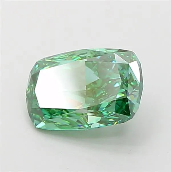 2.01ct Cushion modified Lab Grown Diamond (Colour Fancy Vivid Green, Clarity VVS2, IGI Certified)