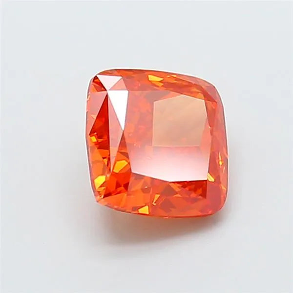 2.01ct Cushion modified Lab Grown Diamond (Colour Fancy Vivid Orange Pink, Clarity VVS2, IGI Certified)