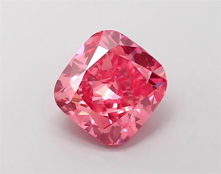 2.01ct Cushion modified Lab Grown Diamond (Colour Fancy Vivid Pink, Clarity VS2, IGI Certified)