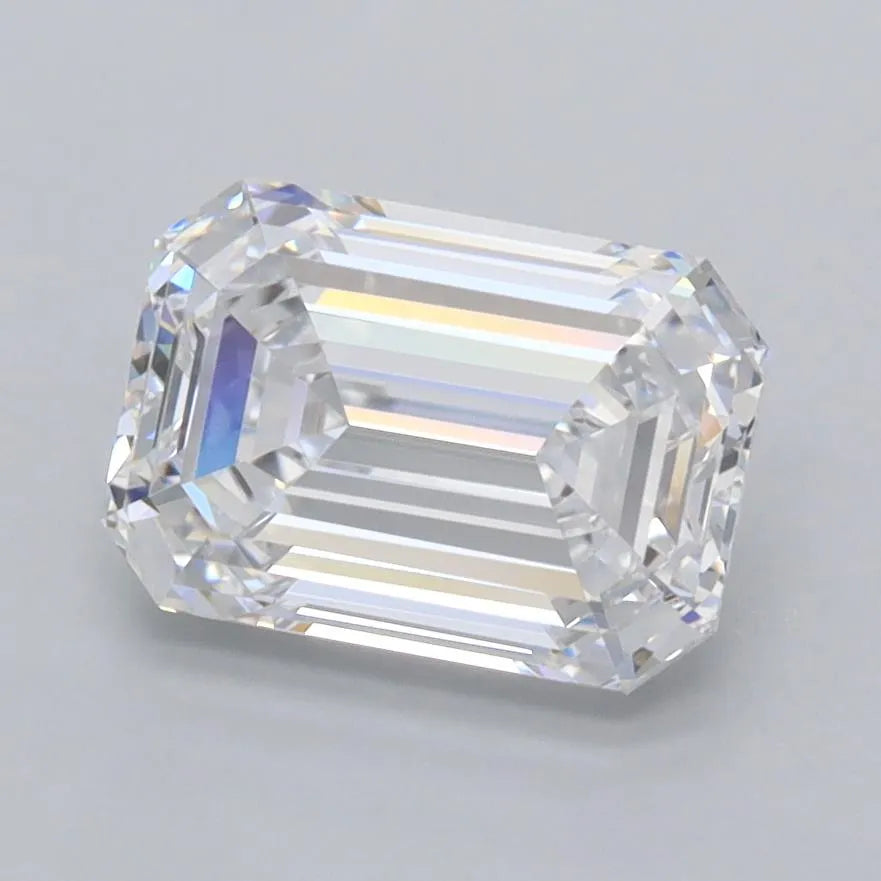 2.01ct Emerald Lab Grown Diamond (Colour D, Clarity FL, IGI Certified)