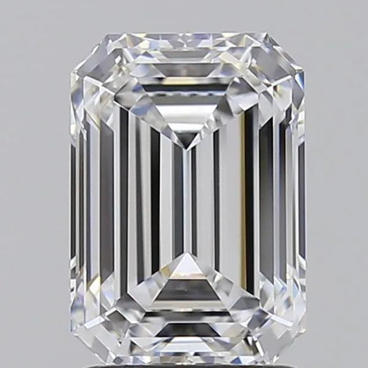 2.01ct Emerald Lab Grown Diamond (Colour D, Clarity IF, Cut EX, GIA Certified)