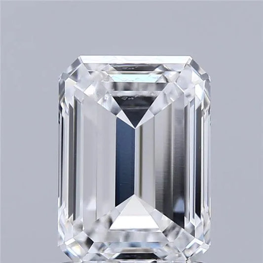 2.01ct Emerald Lab Grown Diamond (Colour D, Clarity VS1, IGI Certified)