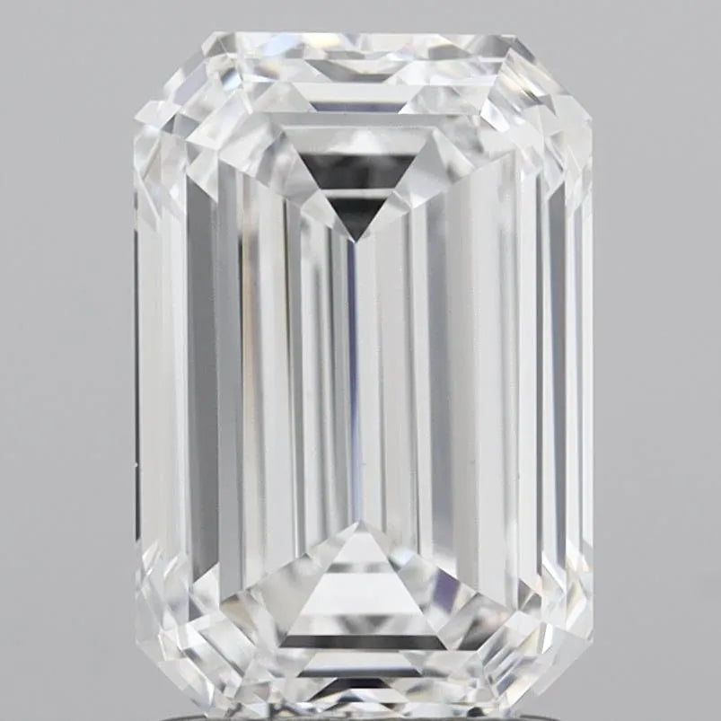 2.01ct Emerald Lab Grown Diamond (Colour D, Clarity VVS2, IGI Certified)