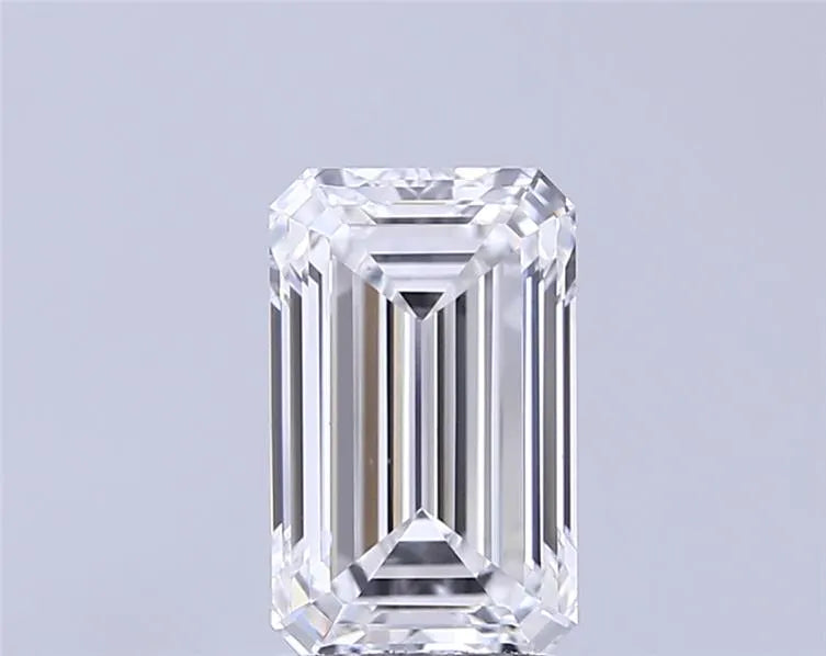 2.01ct Emerald Lab Grown Diamond (Colour E, Clarity VVS1, IGI Certified)