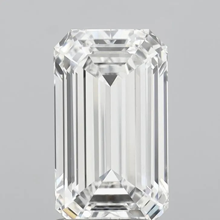 2.01ct Emerald Lab Grown Diamond (Colour E, Clarity VVS1, IGI Certified)