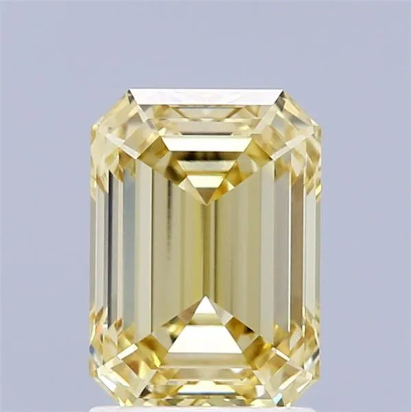 2.01ct Emerald Lab Grown Diamond (Colour Fancy Yellow, Clarity VVS2, IGI Certified)