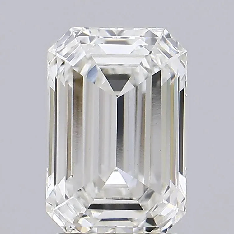 2.01ct Emerald Lab Grown Diamond (Colour G, Clarity VVS2, IGI Certified)