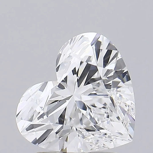 2.01ct Heart Lab Grown Diamond (Colour D, Clarity IF, IGI Certified)