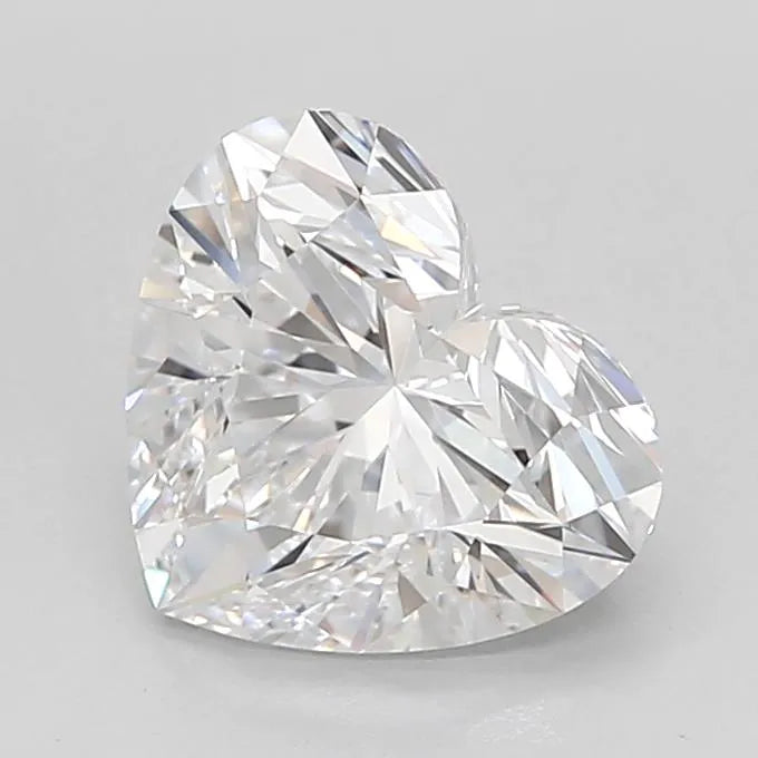 2.01ct Heart Lab Grown Diamond (Colour D, Clarity VVS2, IGI Certified)