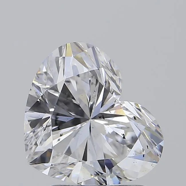 2.01ct Heart Lab Grown Diamond (Colour E, Clarity SI1, IGI Certified)