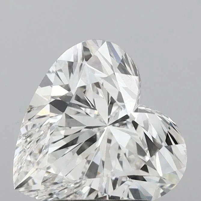 2.01ct Heart Lab Grown Diamond (Colour E, Clarity VVS1, IGI Certified)