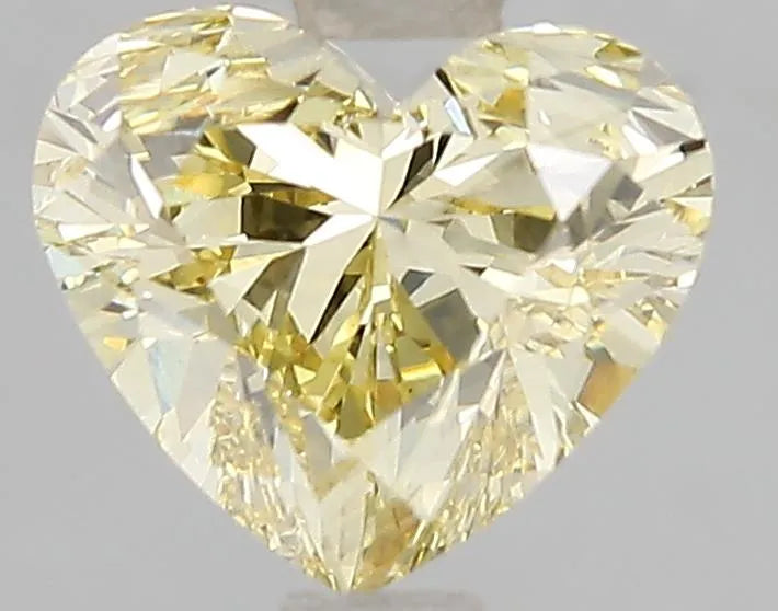 2.01ct Heart Lab Grown Diamond (Colour Fancy Intense Yellow, Clarity VS2, IGI Certified)