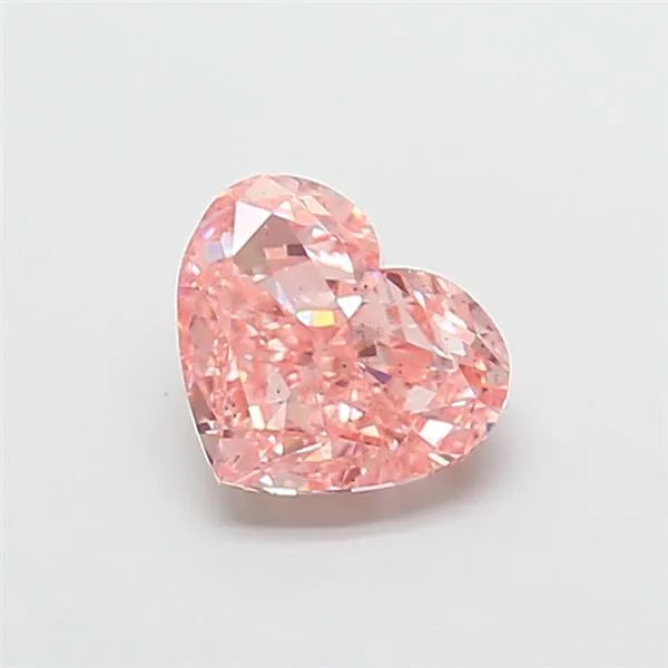 2.01ct Heart Lab Grown Diamond (Colour Fancy Vivid Pink, Clarity SI1, IGI Certified)