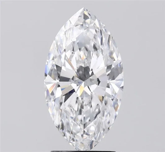 2.01ct Marquise Lab Grown Diamond (Colour D, Clarity VS2, IGI Certified)