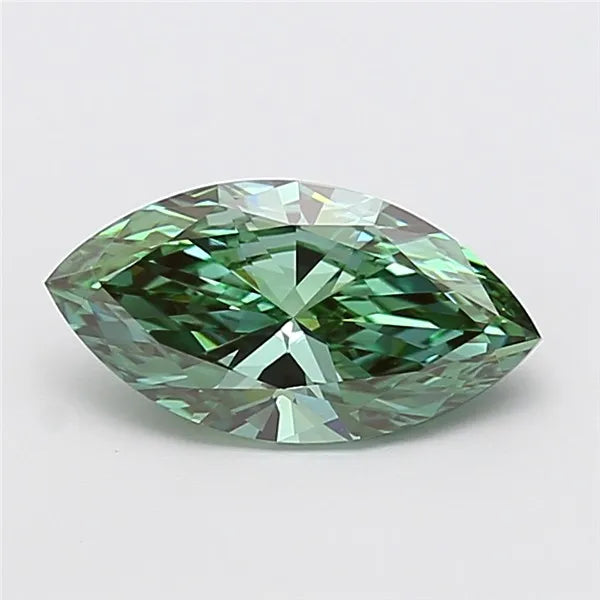 2.01ct Marquise Lab Grown Diamond (Colour Fancy Vivid Green, Clarity VVS2, IGI Certified)
