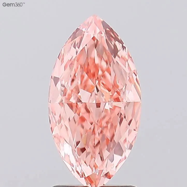2.01ct Marquise Lab Grown Diamond (Colour Fancy Vivid Pink, Clarity VS1, IGI Certified)