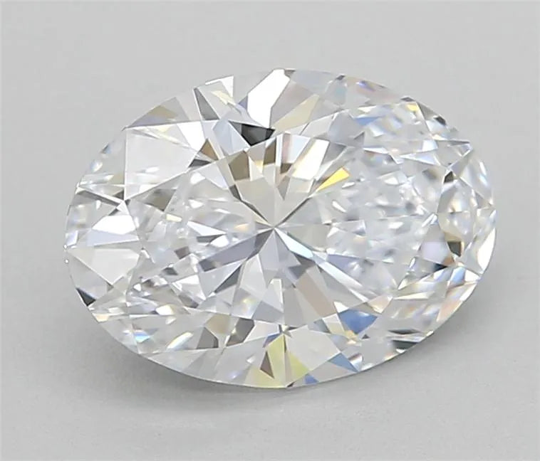 2.01ct Oval Lab Grown Diamond (Colour D, Clarity FL, Cut EX, IGI Certified)