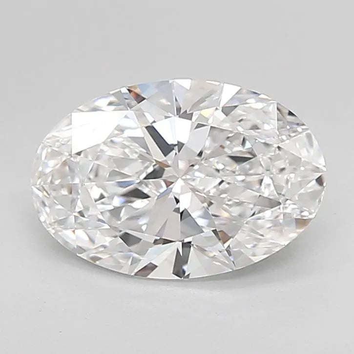 2.01ct Oval Lab Grown Diamond (Colour D, Clarity IF, Cut EX, IGI Certified)