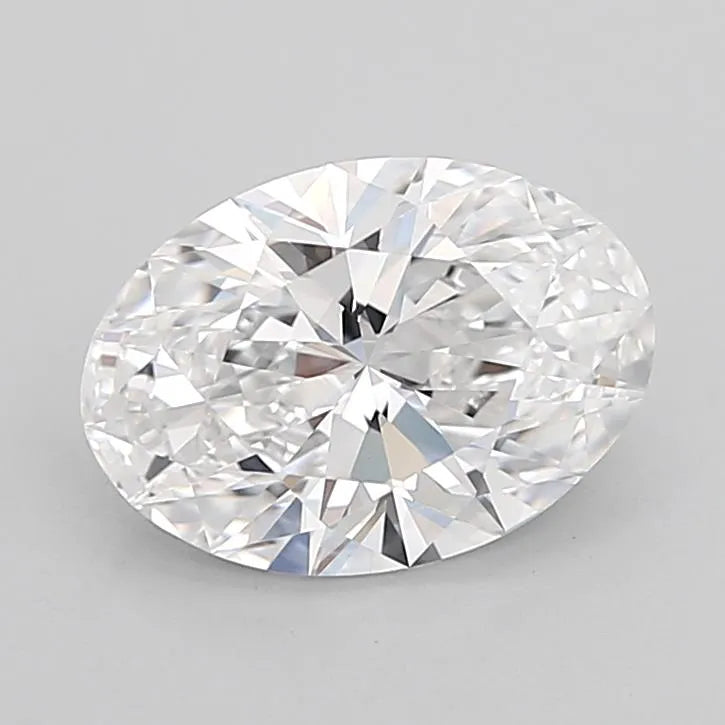 2.01ct Oval Lab Grown Diamond (Colour D, Clarity IF, Cut EX, IGI Certified)