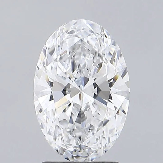 2.01ct Oval Lab Grown Diamond (Colour D, Clarity IF, IGI Certified)