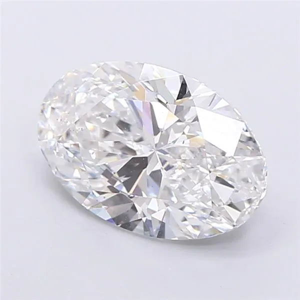 2.01ct Oval Lab Grown Diamond (Colour D, Clarity SI1, IGI Certified)