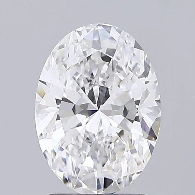 2.01ct Oval Lab Grown Diamond (Colour D, Clarity VS1, IGI Certified)