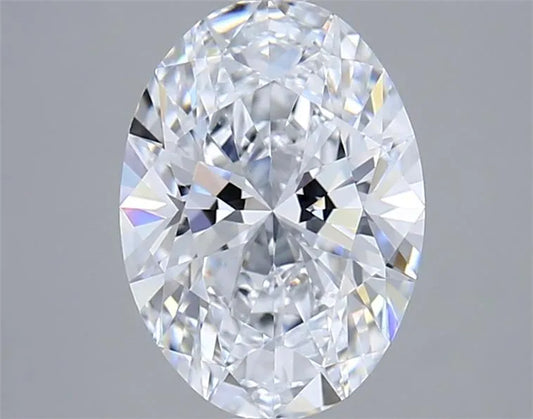 2.01ct Oval Lab Grown Diamond (Colour D, Clarity VVS2, IGI Certified)