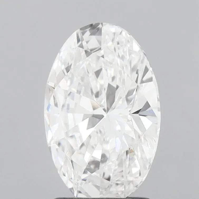 2.01ct Oval Lab Grown Diamond (Colour E, Clarity VS1, IGI Certified)