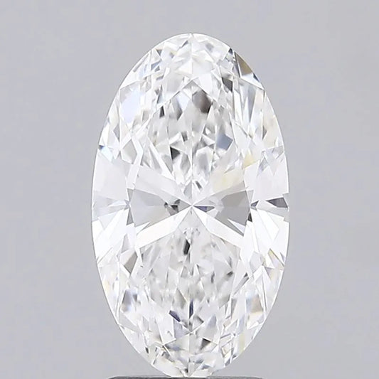 2.01ct Oval Lab Grown Diamond (Colour E, Clarity VVS1, IGI Certified)
