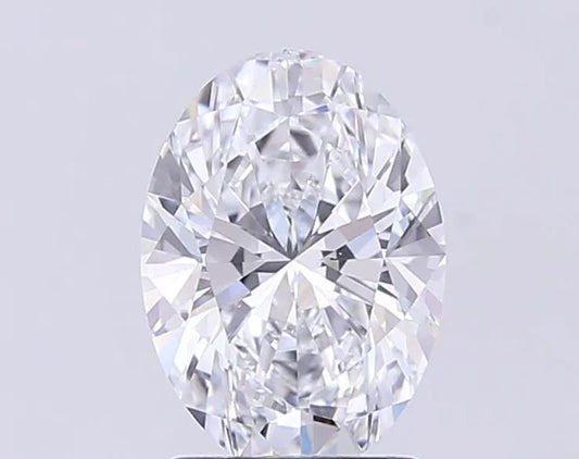 2.01ct Oval Lab Grown Diamond (Colour E, Clarity VVS1, IGI Certified)