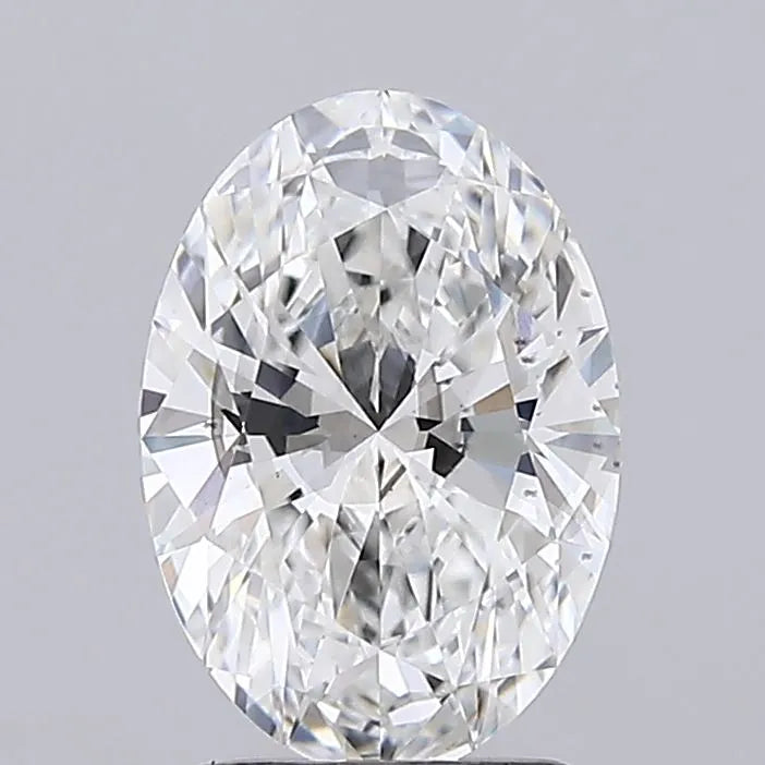 2.01ct Oval Lab Grown Diamond (Colour F, Clarity VS2, IGI Certified)
