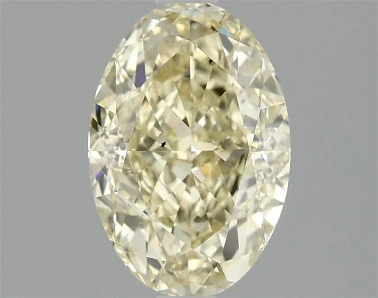 2.01ct Oval Lab Grown Diamond (Colour Fancy Intense Yellow, Clarity VS2, IGI Certified)