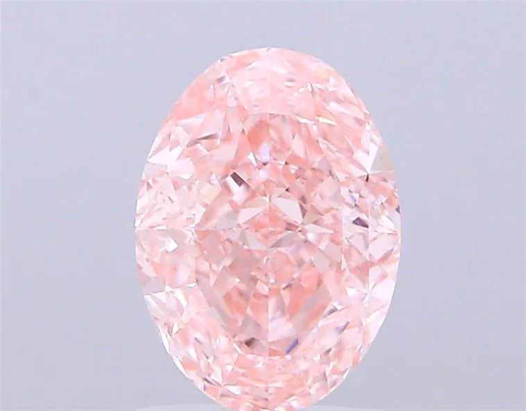 2.01ct Oval Lab Grown Diamond (Colour Fancy Vivid Pink, Clarity VVS2, IGI Certified)