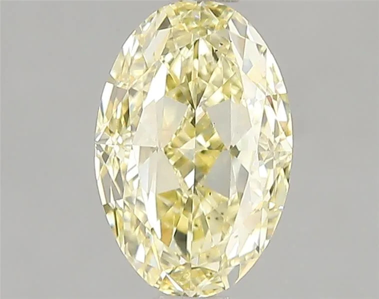 2.01ct Oval Lab Grown Diamond (Colour Fancy Yellow, Clarity VS1, IGI Certified)