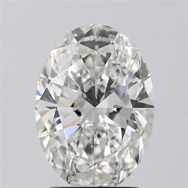 2.01ct Oval Lab Grown Diamond (Colour G, Clarity VS2, GIA Certified)