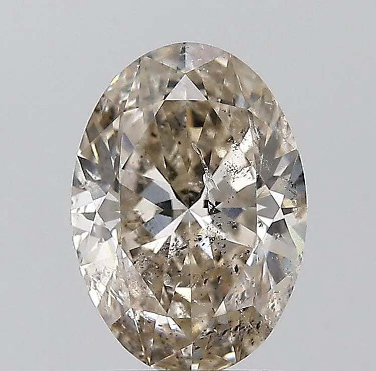 2.01ct Oval Natural Diamond (Colour K, Clarity SI2, Cut VG, IGI Certified)