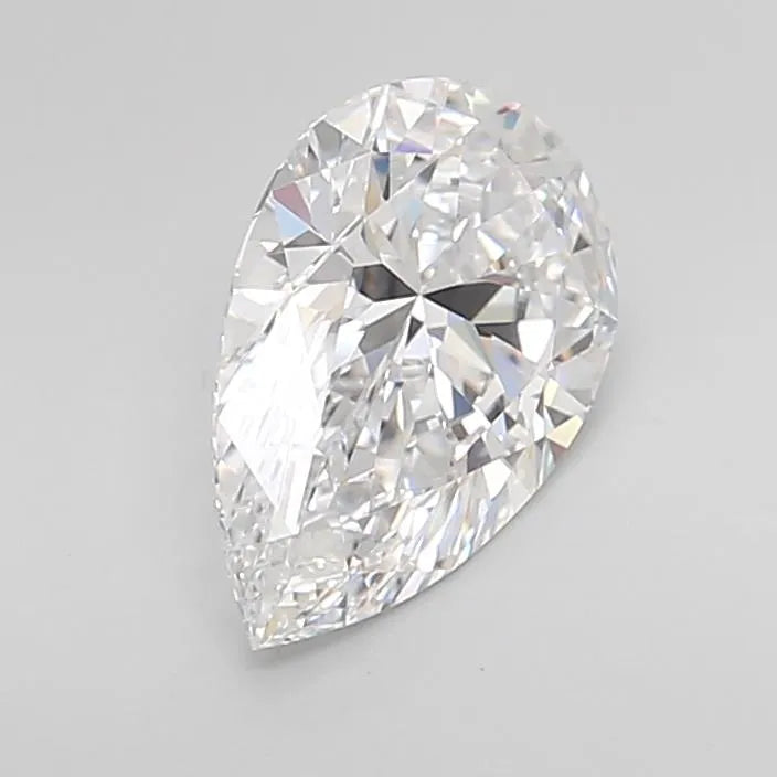 2.01ct Pear Lab Grown Diamond (Colour D, Clarity IF, Cut EX, IGI Certified)