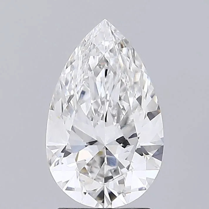 2.01ct Pear Lab Grown Diamond (Colour F, Clarity VVS2, IGI Certified)