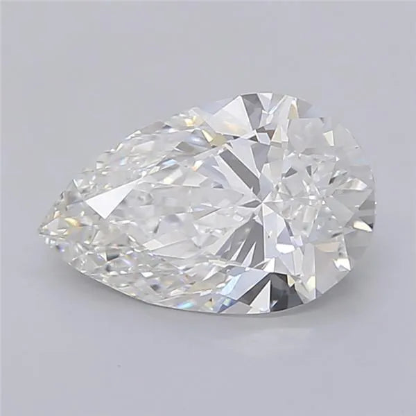 2.01ct Pear Lab Grown Diamond (Colour F, Clarity VVS2, IGI Certified)