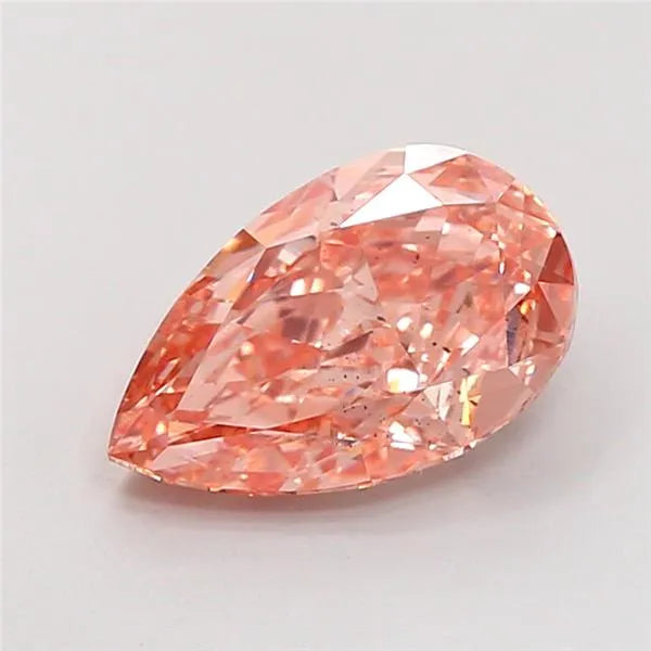 2.01ct Pear Lab Grown Diamond (Colour Fancy Intense Pink, Clarity SI1, IGI Certified)