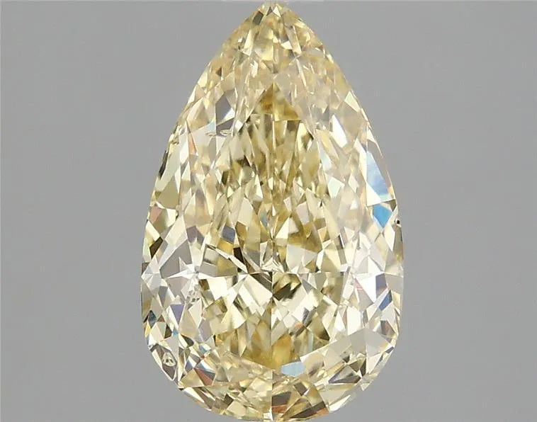 2.01ct Pear Lab Grown Diamond (Colour Fancy Intense Yellow, Clarity VS1, IGI Certified)