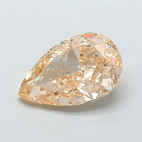 2.01ct Pear Lab Grown Diamond (Colour Fancy Light Brownish Yellow, Clarity VS1, IGI Certified)
