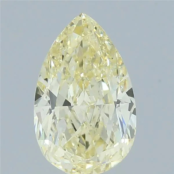 2.01ct Pear Lab Grown Diamond (Colour Fancy Light Yellow, Clarity VVS2, IGI Certified)