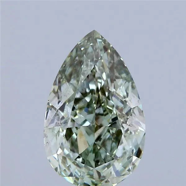2.01ct Pear Lab Grown Diamond (Colour Fancy Vivid Green, Clarity SI1, IGI Certified)