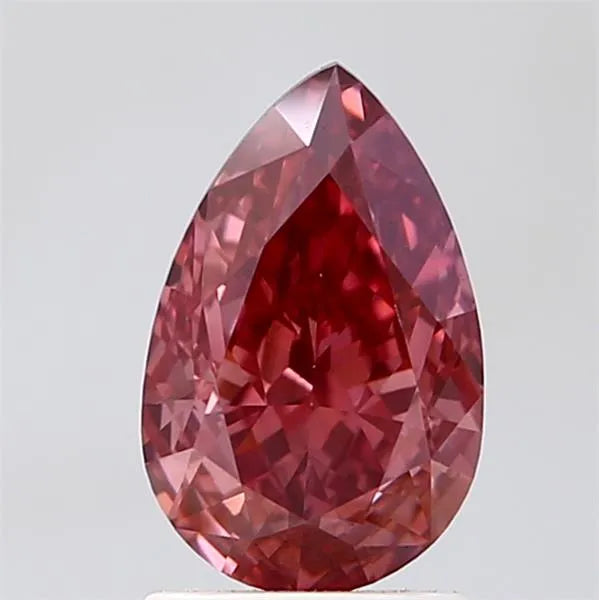 2.01ct Pear Lab Grown Diamond (Colour Fancy Vivid Pink, Clarity VS1, IGI Certified)