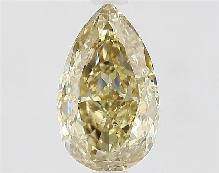 2.01ct Pear Lab Grown Diamond (Colour Fancy Yellow, Clarity VS2, IGI Certified)
