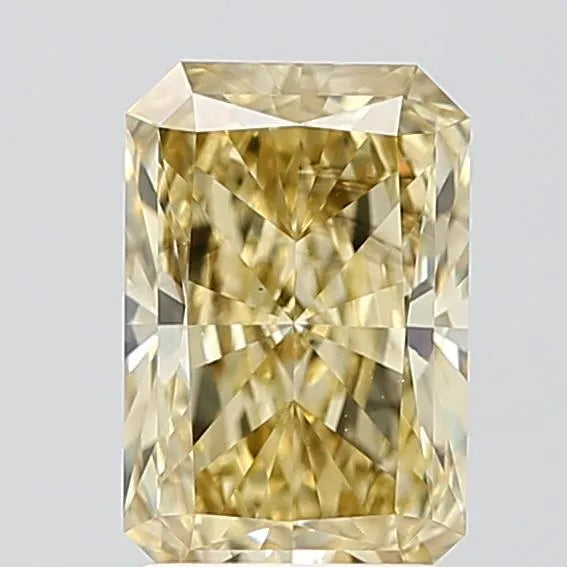 2.01ct Radiant Lab Grown Diamond (Colour Fancy Gray Yellow, Clarity SI1, IGI Certified)