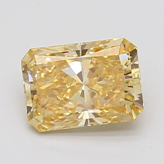 2.01ct Radiant Lab Grown Diamond (Colour Fancy Intense Brownish Yellow, Clarity VS2, IGI Certified)