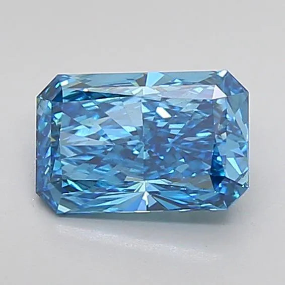 2.01ct Radiant Lab Grown Diamond (Colour Fancy Vivid Blue, Clarity SI1, IGI Certified)